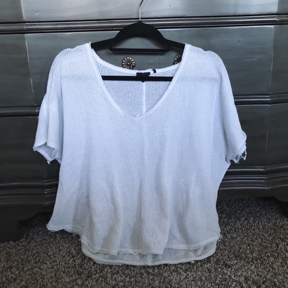 MOVE OUT SALE Urban Outfitters White Thermal Tee